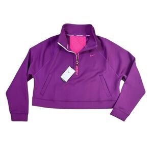 Nike Prima Dri-fit 1/2 Zip Oversized Training Jacket NWT - L
